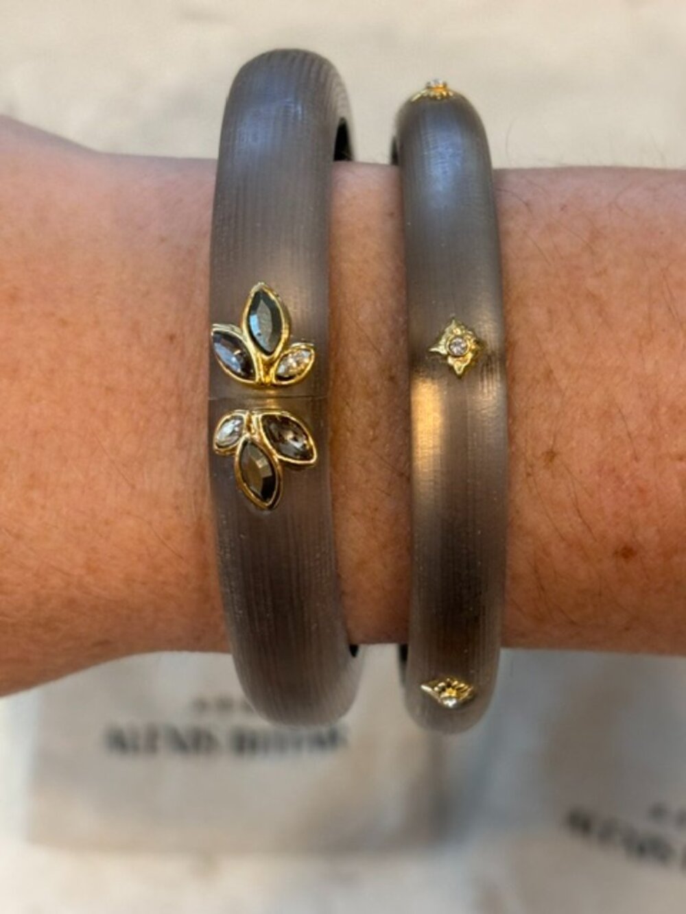 Alexis Bittar Brown Bracelet Set